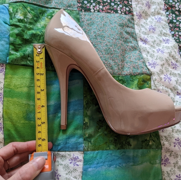 Aldo Nude Open Toed Pumps - Picture 5 of 5